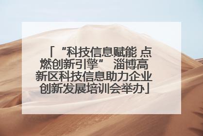 “科技信息赋能 点燃创新引擎” 淄博高新区科技信息助力企业创新发展培训会举办