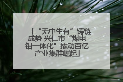 “无中生有”铸链成势 兴仁市“煤电铝一体化”撬动百亿产业集群崛起