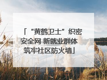 “黄鹤卫士”织密安全网 新就业群体筑牢社区防火墙