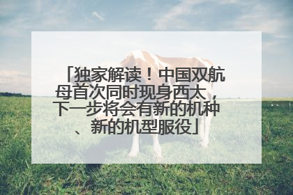 独家解读！中国双航母首次同时现身西太，下一步将会有新的机种、新的机型服役