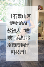 石景山区博物馆AI数智人“噗噗”亮相北京市博物馆科技月