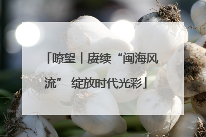 瞭望丨赓续“闽海风流” 绽放时代光彩