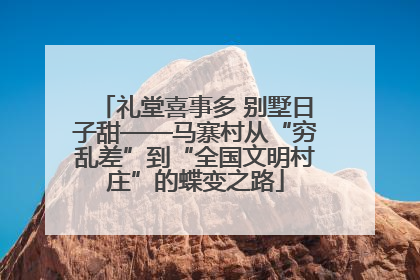 礼堂喜事多 别墅日子甜——马寨村从“穷乱差”到“全国文明村庄”的蝶变之路