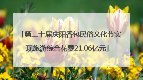 第二十届庆阳香包民俗文化节实现旅游综合花费21.06亿元