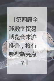 第四届全球数字贸易博览会来沪推介，将有哪些新亮点？