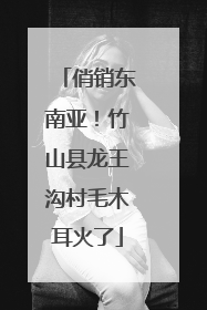 俏销东南亚！竹山县龙王沟村毛木耳火了