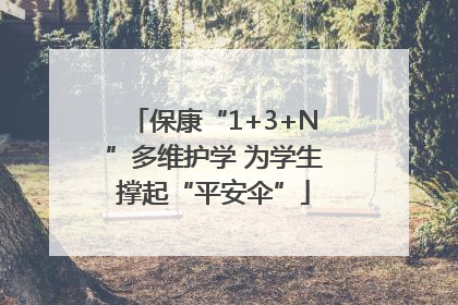 保康“1+3+N”多维护学 为学生撑起“平安伞”