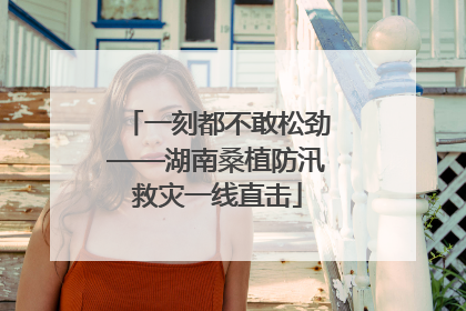 一刻都不敢松劲——湖南桑植防汛救灾一线直击