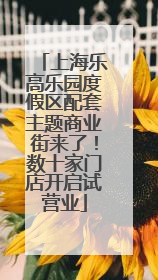 上海乐高乐园度假区配套主题商业街来了！数十家门店开启试营业