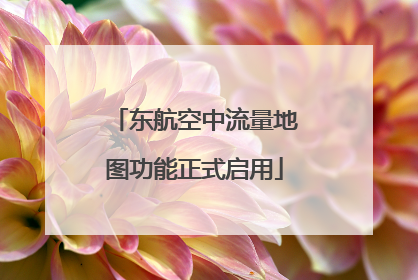 东航空中流量地图功能正式启用