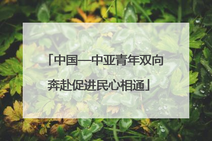 中国—中亚青年双向奔赴促进民心相通
