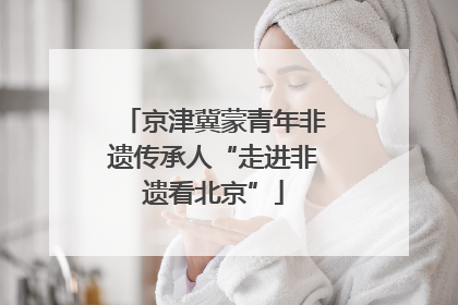 京津冀蒙青年非遗传承人“走进非遗看北京”