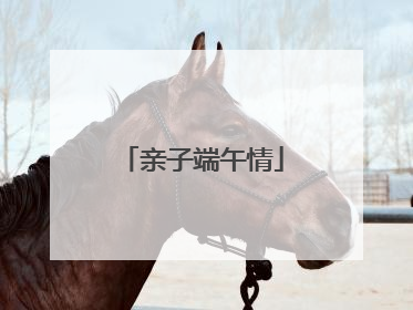 亲子端午情