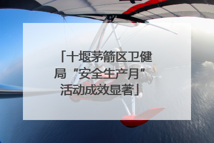 十堰茅箭区卫健局“安全生产月”活动成效显著