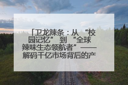 卫龙辣条：从 “校园记忆” 到 “全球辣味生态领航者”——解码千亿市场背后的产品创新与全链路破圈