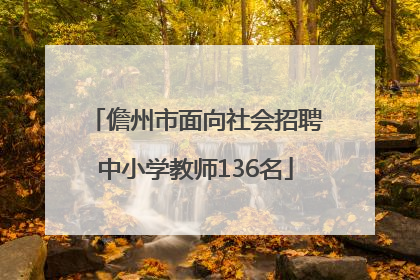 儋州市面向社会招聘中小学教师136名