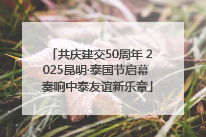 共庆建交50周年 2025昆明·泰国节启幕 奏响中泰友谊新乐章