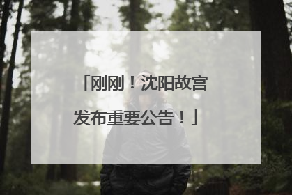 刚刚！沈阳故宫发布重要公告！