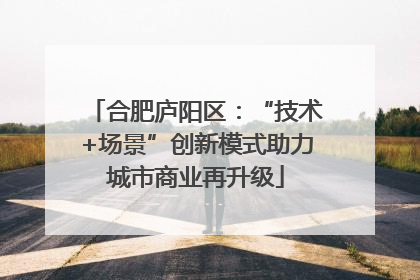 合肥庐阳区：“技术+场景”创新模式助力城市商业再升级