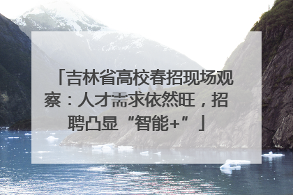 吉林省高校春招现场观察：人才需求依然旺，招聘凸显“智能+”