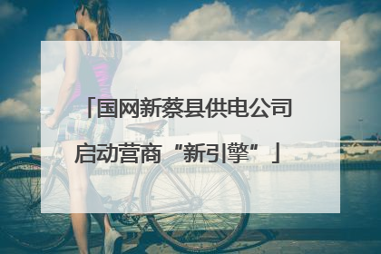 国网新蔡县供电公司启动营商“新引擎”
