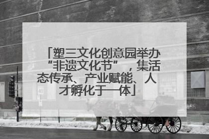 塑三文化创意园举办“非遗文化节”，集活态传承、产业赋能、人才孵化于一体