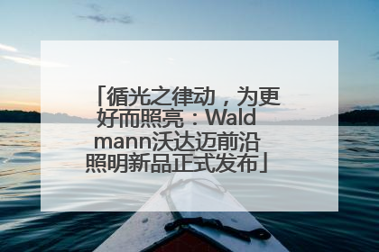 循光之律动，为更好而照亮：Waldmann沃达迈前沿照明新品正式发布