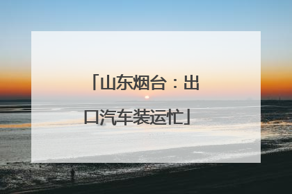 山东烟台：出口汽车装运忙