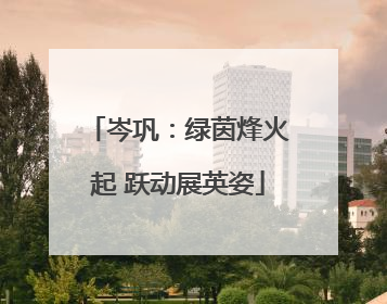 岑巩：绿茵烽火起 跃动展英姿
