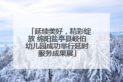 延续美好，精彩绽放 绵阳盐亭县岐伯幼儿园成功举行延时服务成果展