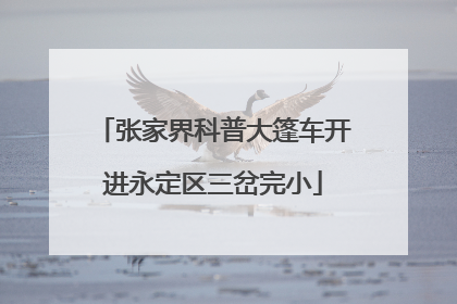 张家界科普大篷车开进永定区三岔完小
