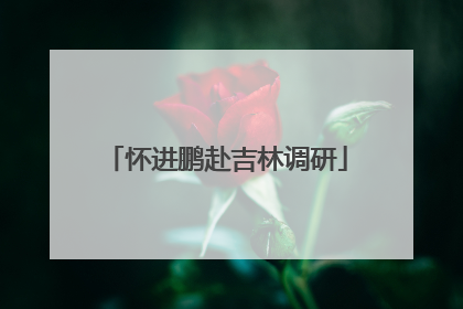 怀进鹏赴吉林调研