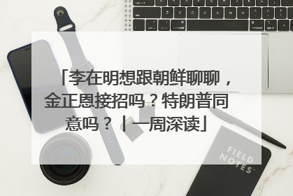 李在明想跟朝鲜聊聊，金正恩接招吗？特朗普同意吗？丨一周深读