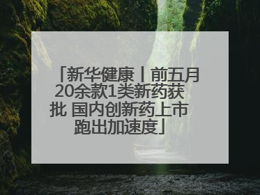 新华健康丨前五月20余款1类新药获批 国内创新药上市跑出加速度