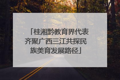 桂湘黔教育界代表齐聚广西三江共探民族美育发展路径