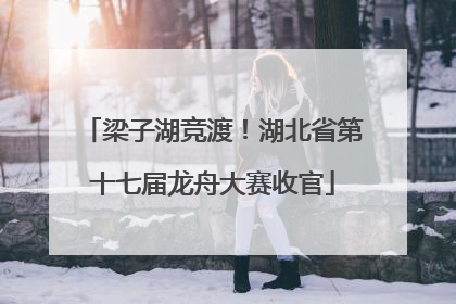 梁子湖竞渡！湖北省第十七届龙舟大赛收官