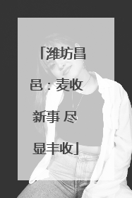 潍坊昌邑：麦收新事 尽显丰收