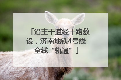 沿主干道经十路敷设，济南地铁4号线全线“轨通”