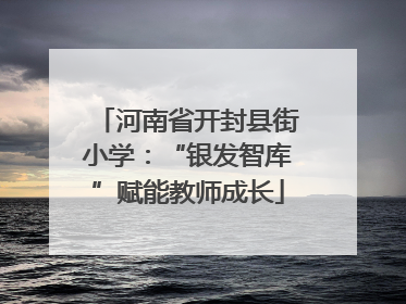 河南省开封县街小学：“银发智库”赋能教师成长