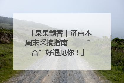 泉果飘香｜济南本周末采摘指南——“杏”好遇见你！