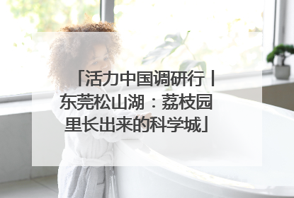 活力中国调研行丨东莞松山湖：荔枝园里长出来的科学城