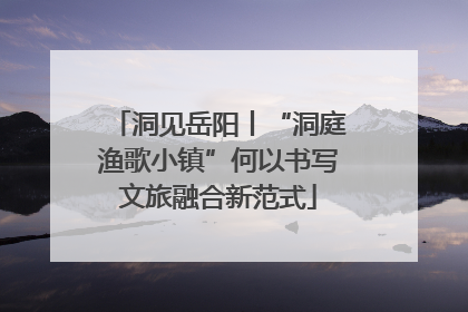 洞见岳阳丨“洞庭渔歌小镇”何以书写文旅融合新范式