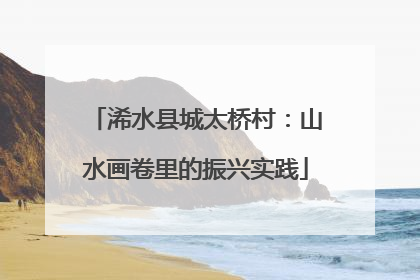 浠水县城太桥村：山水画卷里的振兴实践