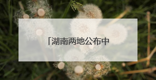 湖南两地公布中小学暑假时间