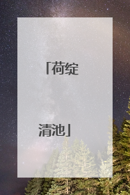 荷绽清池