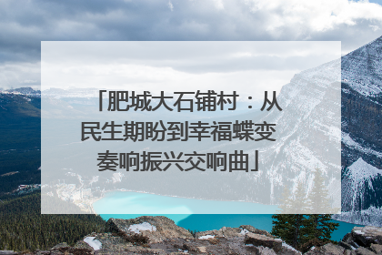 肥城大石铺村：从民生期盼到幸福蝶变奏响振兴交响曲