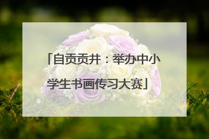自贡贡井：举办中小学生书画传习大赛