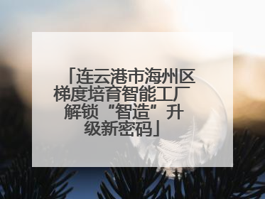 连云港市海州区梯度培育智能工厂 解锁“智造”升级新密码