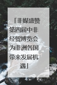 非媒盛赞第四届中非经贸博览会为非洲各国带来发展机遇