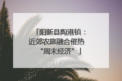 阳新县陶港镇：近郊农旅融合催热“周末经济”